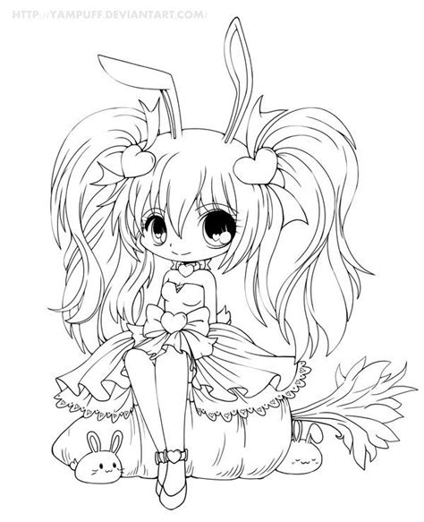 Chibi drawing step by step schuelertraining info. YamPuff's deviantART Gallery | Chibi coloring pages ...