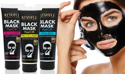 Immerse skin with super nutrients found only in nature! Revuele Black Mask Peel Off with Activated Carbon - Ebeez ...