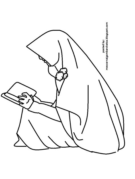 Kamu lihat aja kumpulan contoh sketsanya ini. Mewarnai Gambar: Mewarnai Gambar Sketsa Akhwat 320