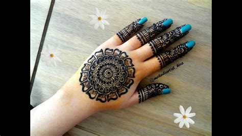 Kamu bisa membuatnya sendiri dirumah. Easy Simple Henna Patterns - gambar henna tangan simple ...