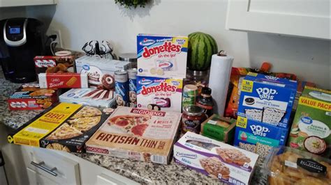 How to stock up your storage and reviews in the light of latest years' natural events, people started to look at surviving information, survival courses, survival food kits and survivalists with. Walmart Food Haul | Junk Food | Yes that happened ...