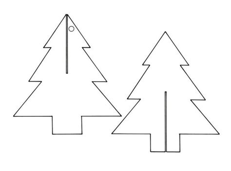 Engel vorlagen papier zum uhren schlicht basteln elegant aus. Vorlage für Weihnachtsbaum aus Karton zum Ineinander ...