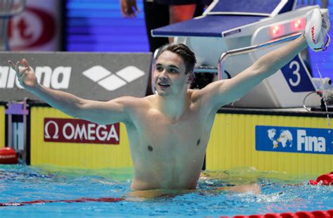 1 hour ago · michael phelps 22 mins ago michael phelps' olympic record broken by hungarian swimmer kristof milak this is hungary's first medal in the 200m butterfly, and phelps set the previous olympic record. Pin on Sports
