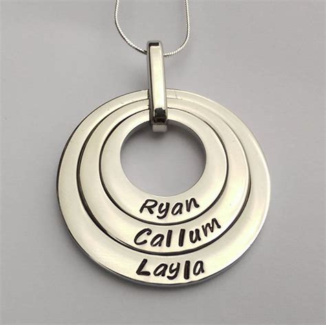 We put lots of love and effort into making and delivering gifts for you and your loved ones. Personalised name necklace unique necklace gift for mum ...