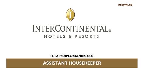 Senarai kerjaya pilihan negeri johor, kedah, kelantan, melaka, negeri sembilan, pahang, perak, perlis, pulau pinang, sabah. Jawatan Kosong Terkini InterContinental Hotels ~ Assistant ...