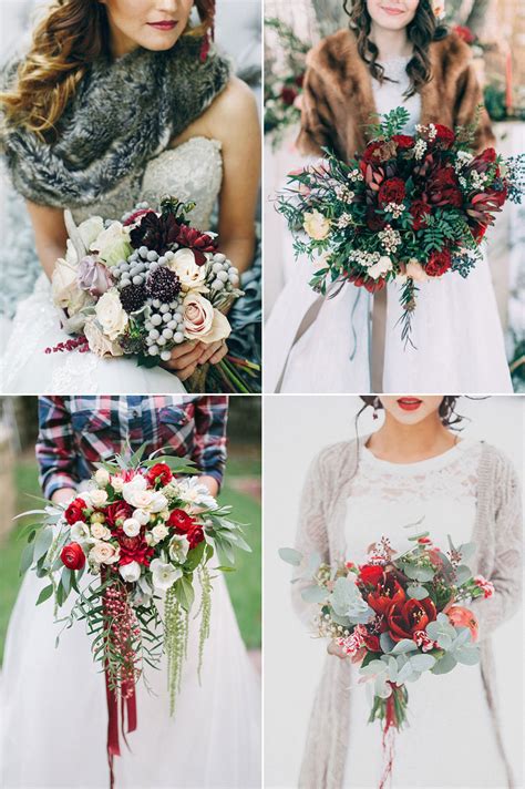 As per tradition, all the single ladies line up—though feel free to make your own rules—and whoever catches the bridal. 28 Absolutely Beautiful Winter Wedding Bouquets! - Praise ...