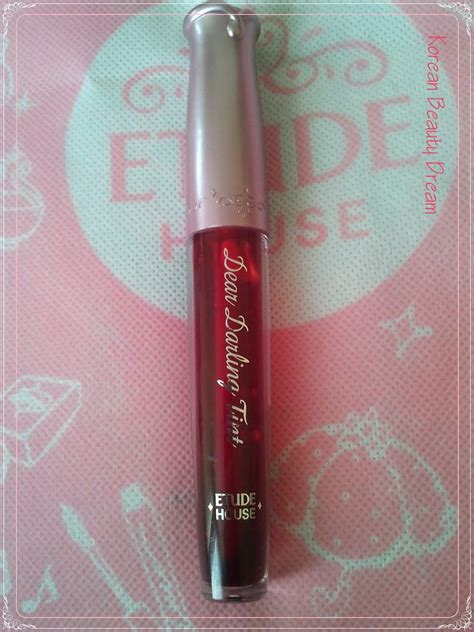 Etude house red velvet mousepad mouse pad. Review Etude House Dear Darling Tint # Real Red