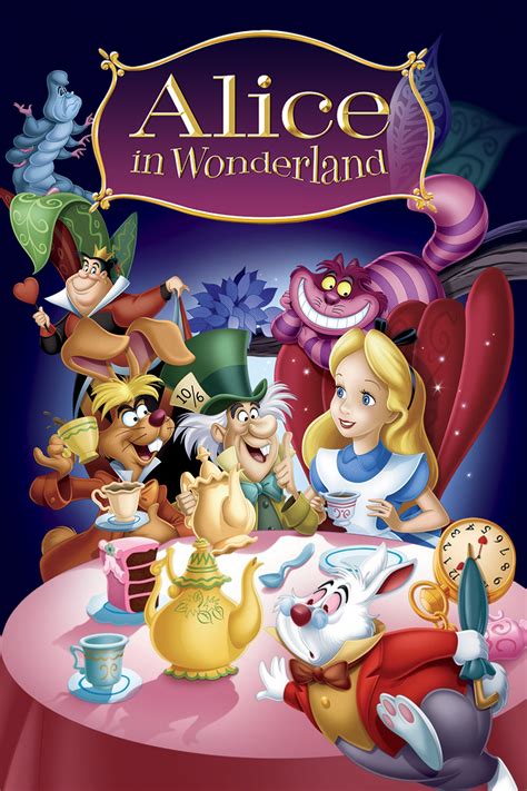 Tim burton's alice in wonderland is a sequel and not a retelling of the original children's novels by lewis carroll. Poster Alice in Wonderland (1951) - Poster Alice în Țara ...