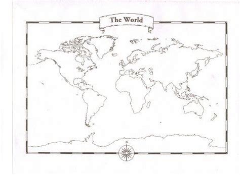 Free resource for teaching geography. Amazon.com : Blank World Map Pad : Wall Maps : Office Products | World map printable, Free ...