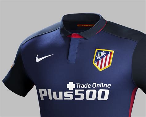 Para mais detalhes, consulte as condições de utilização. Atlético de Madrid's Dark Blue Away Colors Evoke Club's ...