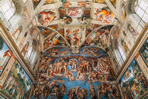 At this point, the sistine chapel's ceiling was painted like a simple blue sky with stars. The Vatican will present a show about the Sistine Chapel