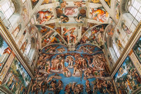 He was either lying or standing and throwing back his head while painting the frescoes. The Vatican will present a show about the Sistine Chapel