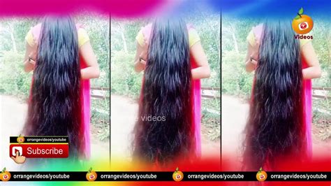 Long and flowing hairs remain a sign of femininity. Long Hair Challenge | telugu Girls on TikTok|| telugu ...