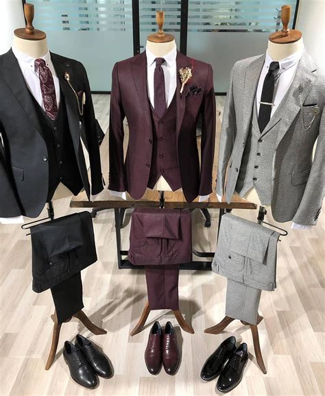 An unusual but striking colour for outdoor wear. #suit color combinations for this week. Choose one #suit # ...