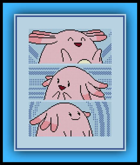 Cross stitch patterns minecraft pixel art ideas templates creations easy / anime / pokemon / game / gird maker kermit the frog from the muppets (square) perler bead pattern / bead sprite Free Chansey Cross Stitch Pattern Pokemon - Cross Stitch Quest