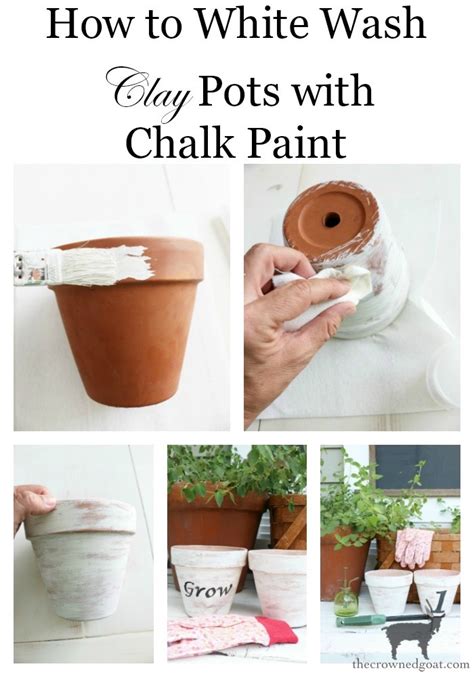 Unfortunately, they tend to look alike. White Washing Terra Cotta Pots with Chalk Paint - The ...