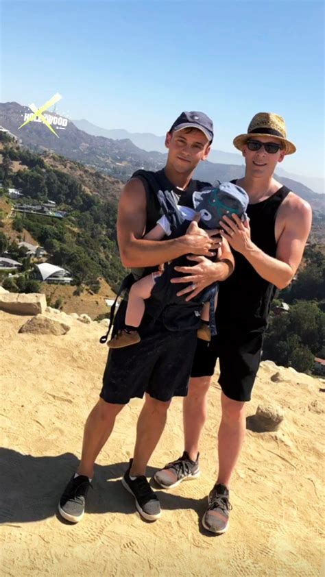 Olympic swimmer tom daley has confirmed that neither himself nor his husband dustin lance black know which of them is the biological father of their having both lost parents at a young age (daley's father robert died of brain cancer in 2011, just days after his son's 17th birthday), black added that. Pin on 1