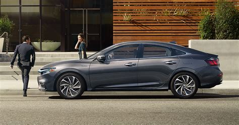 The epa estimates the 2019 insight's fuel economy at 55/49/52 mpg city/highway/combined. High fuel efficiency. Sophisticated design. The @Honda # ...