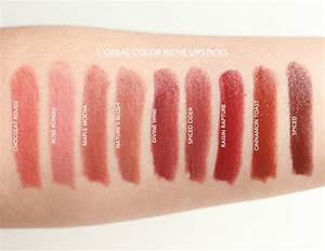 The Brown Lippie Swatch Party Which L 39 Oreal Color Is Your Soul Mate