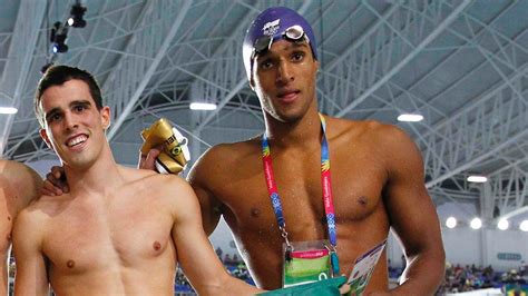 E nadadores como thiago pereira, felipe frança e kaio márcio de almeida que conseguiram bater recordes mundiais em suas provas, além de medalhistas em mundiais, como bruno fratus, nicholas santos, joão gomes. Bruno Fratus - Londres, eu fui - UOL Olimpíadas 2016