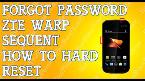 Find zte router passwords and usernames using this router password list for zte routers. Forgot Password ZTE Warp Sequent How To Hard Reset - YouTube