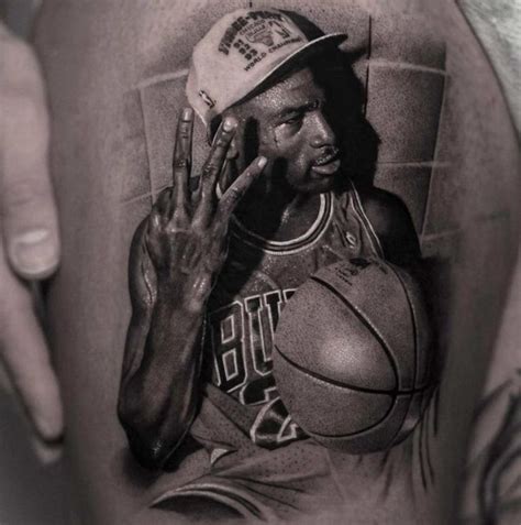 More interesting facts about michael jordan about his life and basketball career. Michael Jordan by Inal Bersekov | Jordan tattoo, Michael ...
