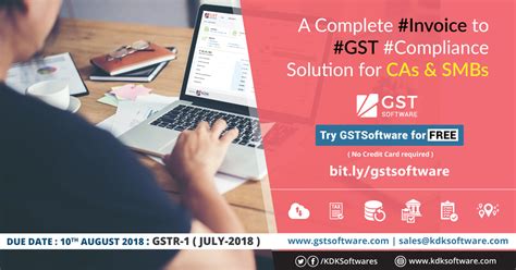 Paper forms distributed via snail mail necessarily take a little longer. Due Date for Filing of #GSTR-1 is 10th August 2018( Month ...