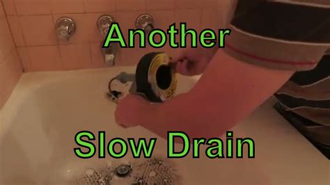 Weep holes don't get caulked. TG How to Unclog Slow Shower Drain - YouTube