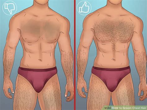 However, if your chest is a bit hairy and you want to try trimming it, you may be a bit worried about it looking unnatural afterwards. 3 Ways to Groom Chest Hair - wikiHow