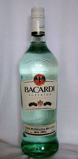 A close up shot of barcardi oakheart rum. Bacardi - Wikipedia