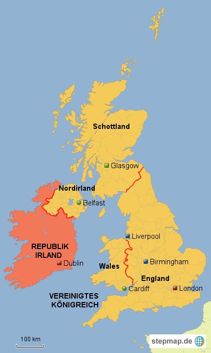 Nationale und internationale berichte aus politik, zeitgeschehen, kultur und sport. StepMap - Britische Inseln - Landkarte für Großbritannien