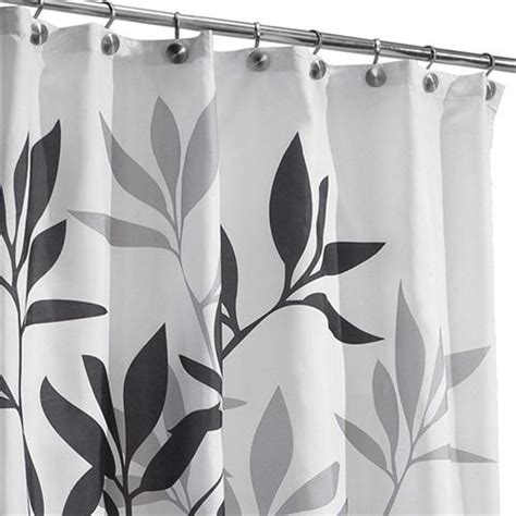 Belk.com has been visited by 100k+ users in the past month Tree Branch Leaves Black White Grey Fabric Shower Curtain ...