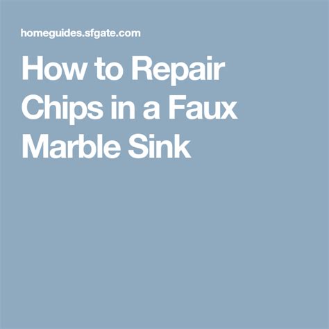 Cultured marble is different from solid marble, as it is made from stone particles, resin and pigments. How to Repair Chips in a Faux Marble Sink | Marble sinks ...