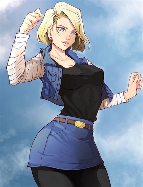 Maybe you would like to learn more about one of these? IDK — Android 18 fanart