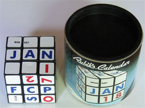 Knowing how to solve the rubik's cube is an amazing skill and it's not so hard to learn if you are patient. "Rubik's 3x3x3 Perpetual Calendar" - Copyright J. A. Storer