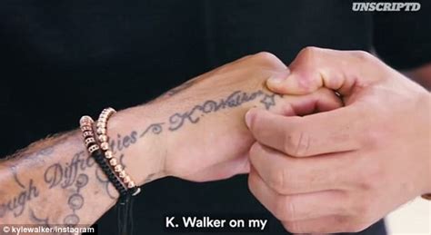 There's always a sentimental reason behind a person's permanent 39. Kyle Walker explains the meaning behind his tattoos ...