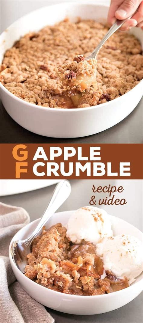 Gluten Free Apple Crumble | Gluten free crumble, Gluten ...