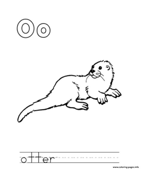 The otter coloring pages also available in pdf file that you can download for free. Otter Alphabet Saa0e Coloring Pages Printable