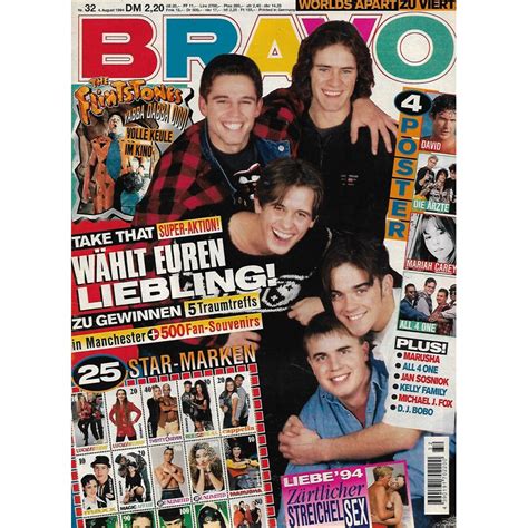 Contact the flintstones on messenger. BRAVO Nr.32 / 4 August 1994 - Take That in Machester ...