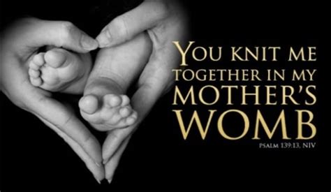 Thou hast covered me in my mother's womb. 30 Best Bible Verses About Babies to Encourage and Celebrate