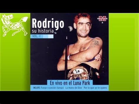 Poco antes de su muerte, en abril de 2000, rodrigo vivió el momento culminante de su carrera cuando llenó varios estadios luna park, en una ambiciosa puesta. Rodrigo Bueno "El Potro" - Su historia Vol 1 En vivo Luna ...