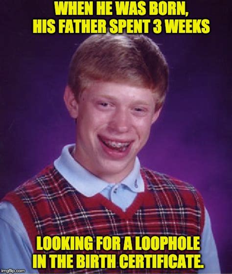 Professional certificate maker free online app and download for. Bad Luck Brian Meme - Imgflip