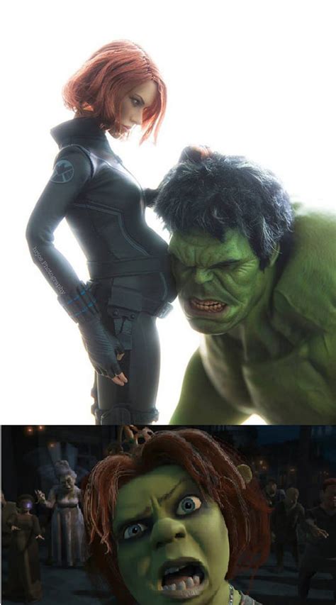 And this time she said: If Black Widow And Hulk Had A Baby