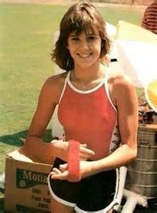 The hottest skinny and young teen girls on the planet!. Kristy McNichol in Red One Piece Arena Bathing Suit & Jog ...