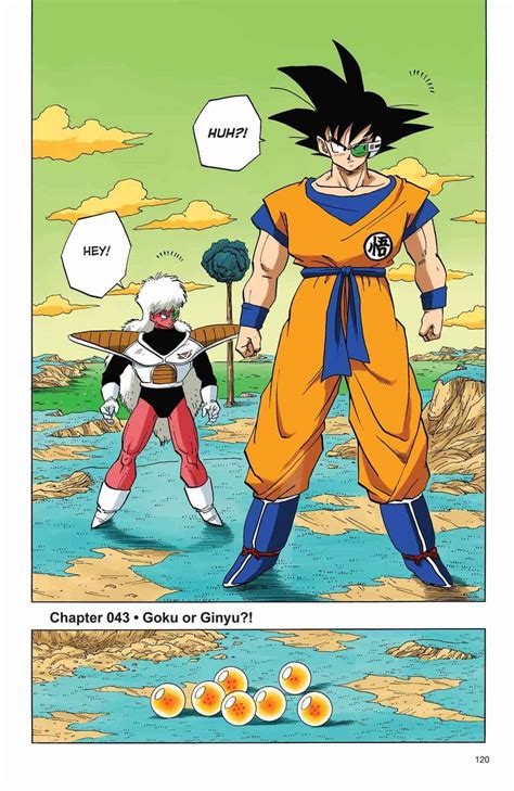 A brief description of the dragon ball manga: Dragon Ball Full Color - Freeza Arc Chapter 43