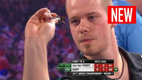 Voorbeschouwingen en alles over jouw favoriet. V. van der Voort v M. Hopp WK Darts 2017 round 1 / Dart WM 2017 - YouTube