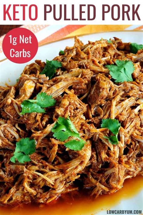 Whether you prefer your meat mild or. Pulled pork by itself is low carb, but the added sauce ...