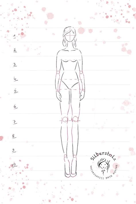 10 Schritte eine Frauen Figur zu zeichnen!Frauenfigur ...