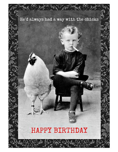 Originally published at happybirthday4.com on september 7, 2018. Chicks Birthday Card. Birthday Cards for Men ...