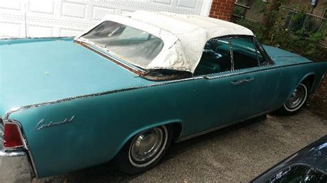 How many are for sale and priced below market? 1962 Lincoln Continental Convertible - ONE OWNER!!! - Good ...